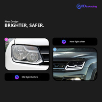 AKD Car Styling Head Lamp para Amorok 2010-2020 LED Proyector Lente Luces delanteras Señal Accesorio automotriz