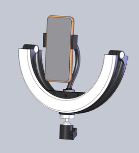 Seming RVB 10 pouces anneau <span class=keywords><strong>lampe</strong></span> design pliant <span class=keywords><strong>Tik</strong></span> <span class=keywords><strong>tok</strong></span> anneau lampes avec télécommande - Product Image 4