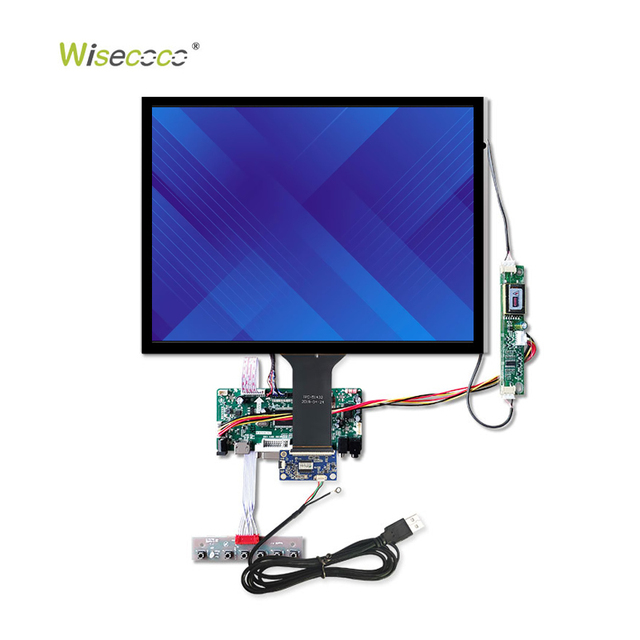 15 Inch TFT LCD Display Module Touchscreen Optional 1024x768 Industrial IPS LCD Screen with LVDS 20-Pin