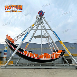 Estructura Galvanizada en Caliente Sin Base, Barco Pirata de 40 Asientos para Operaciones Globales de Atracciones de Ferias - Product Image 6