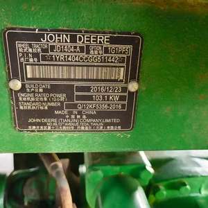 Maquinaria agrícola usada/Segunda mano/nuevo equipo agrícola rueda Tractor 4x4wd John Deeree 6b 1404 140HP con cabina - Product Image 2