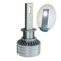 Tube de cuivre simple C1, phare de voiture 120W 12V 6000K, pièces et accessoires automobiles, systèmes d'éclairage automobile, phares H1, ampoule LED pour voiture