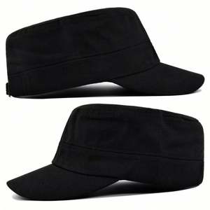 Wholesale Cheap Factory in Stock Solid Twilled Cotton Blank <b>Flat</b> Top Tucker Hat Sports <b>Cap</b> Camp Hat for <b>Men</b> Sun Shade - Product Image 3