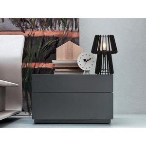 Lámpara de Mesa Moderna con Pantalla de Madera Negra en Forma de Cono, Bombilla LED E26, Alimentación CA, Iluminación de Escritorio Ecológica - Product Image 2