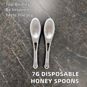 Cuillère en plastique PP jetable pour café, sucre, smoothies, miel, avec joint en aluminium, 7g 10g, vente chaude - Product Image 2