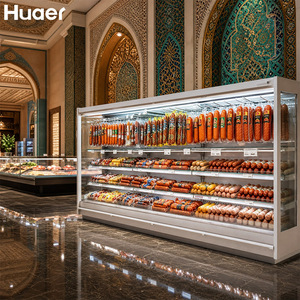 Vitrine Réfrigérée Gastronomique à Refroidissement par Ventilateur pour Viandes, Saucisses et Fromages avec Grande Capacité de Stockage - Product Image 1