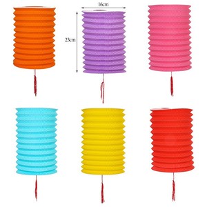 Gấp Đèn Lồng Giấy giáng sinh và Halloween Đèn Lồng Giấy để treo Đèn Lồng Giấy vuông - Product Image 1