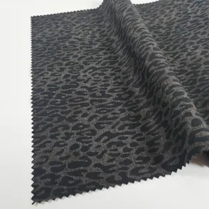 Hot Selling TR Ponte De Roma Fabric Leogard Design Paper Print Roma Knitting Fabric For Casual Suits