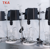 Réacteur en verre parallèle monocouche multifonctionnel à 4/6/8 étages de travail, chauffage électrique motorisé automatique pour laboratoire