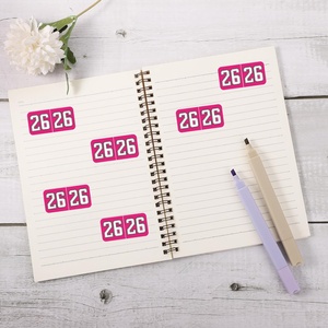 2026 Jahres-Aufkleber 26 Farbige Selbstklebende Etiketten für Aktenordner Bürobedarf - Product Image 3