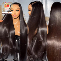 Perruque frontale HD en cheveux vietnamiens bruts 13x6, cheveux humains, sans colle, dentelle HD transparente complète, longue longueur, toutes couleurs