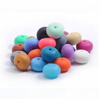 137 perles de Gel de silice tache de couleur 15mm perles en vrac bricolage porte-clés Bracelet accessoires perles rondes de Gel de silice en gros