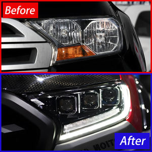 Para <span class=keywords><strong>Ford</strong></span> <span class=keywords><strong>Ranger</strong></span> 2016-2020 LED Auto faros montaje dinámico 3 proyector lente herramienta 100W coche luces delanteras actualización nuevo Coche - Product Image 2