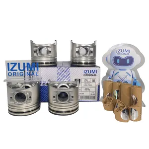 IZUMI Original 4M40 4M40T 6D16T Genuine diesel engine piston Cylinder Liner Repair Piston Kit for MITSUBISHI