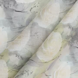 L1721-P001 # tùy chỉnh in Linen Floral & logo in vải, thêu linen vải Dresses Rèm phù hợp với, tiên tiến in vải - Product Image 3