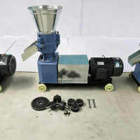 Moulin à granulés à matrice plate pour aliments de volaille (50-100 kg/h) – Prix le plus bas – Idéal pour les usines d'aliments pour animaux