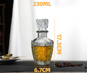Carafe à vin en cristal transparent carrée personnalisée de 920 ml, bouteille en verre de 32 oz, ensemble de carafe à liqueur, spiritueux, <span class=keywords><strong>whisky</strong></span> - Product Image 6