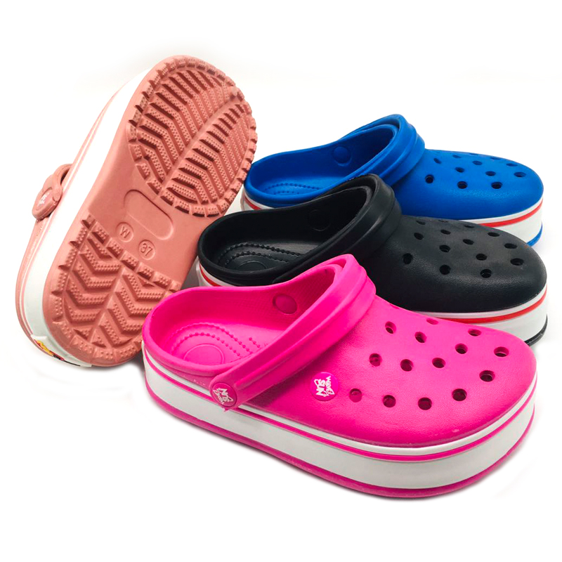 Кроксы для женщин и мужчин, классические сабо на платформе, с буффами, с цветочным узором, Кроксы, унисекс, для взрослых