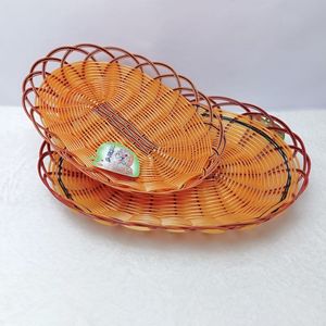 ตะกร้าใส่ผลไม้ทรงสี่เหลี่ยม รุ่น 180 ซีรีส์  แบบรักษ์โลก สำหรับใส่ขนมปังและของว่าง - Product Image 1