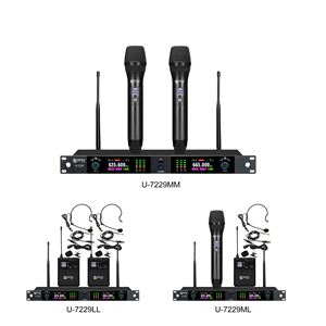 Nouveau modèle de sac de <span class=keywords><strong>guitare</strong></span> sans fil UHF rechargeable avec deux microphones à main pour la réunion de spectacle <span class=keywords><strong>et</strong></span> KTV - Product Image 4