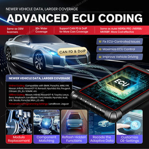 MaxiPRO MP900 BT Outil intelligent universel de diagnostic automobile OBD2 pour système complet, nettoyeur d'injecteurs de carburant pour Q5/A5/Q7 Android 11 - Product Image 5