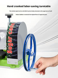 Presse-agrumes à canne à sucre de table commerciale - Extracteur à manivelle pour jus frais - Product Image 6