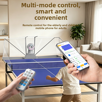 Lanceur de balles de tennis de table intelligent sur pied PUSAN DORA MAX, entraîneur professionnel pour la maison