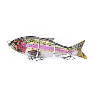 LVDE Esche Artificiali Olografiche Snodate da 11,5 cm 27g a Forma di Baby Bull Shad per la Pesca al Black Bass in Fiumi, Laghi e Torrenti - Product Image 2