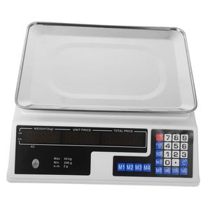 Báscula Electrónica Colgante para Alimentos de 40 kg con Pantalla Digital, Funciona con Batería, Construcción de Acero Inoxidable - Product Image 1