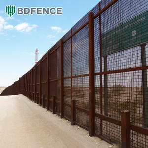 높은 보안 <span class=keywords><strong>358</strong></span> 안티 등반 울타리 패널 공항 철도 교도소 농장 금속 프레임에 대 한 투명 뷰 조밀 한 메쉬 - Product Image 5