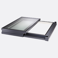 บ้านสไตล์ยุโรป Smart Alluminum หลังคาบานหน้าต่างกันน้ำอัตโนมัติ Skylight Windows