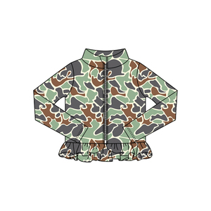 ชุด GT1319แขนยาวเสื้อลายพรางสีเทาออกแบบได้ตามต้องการสำหรับเด็กผู้หญิงเสื้อผ้าบูติก - Product Image 4