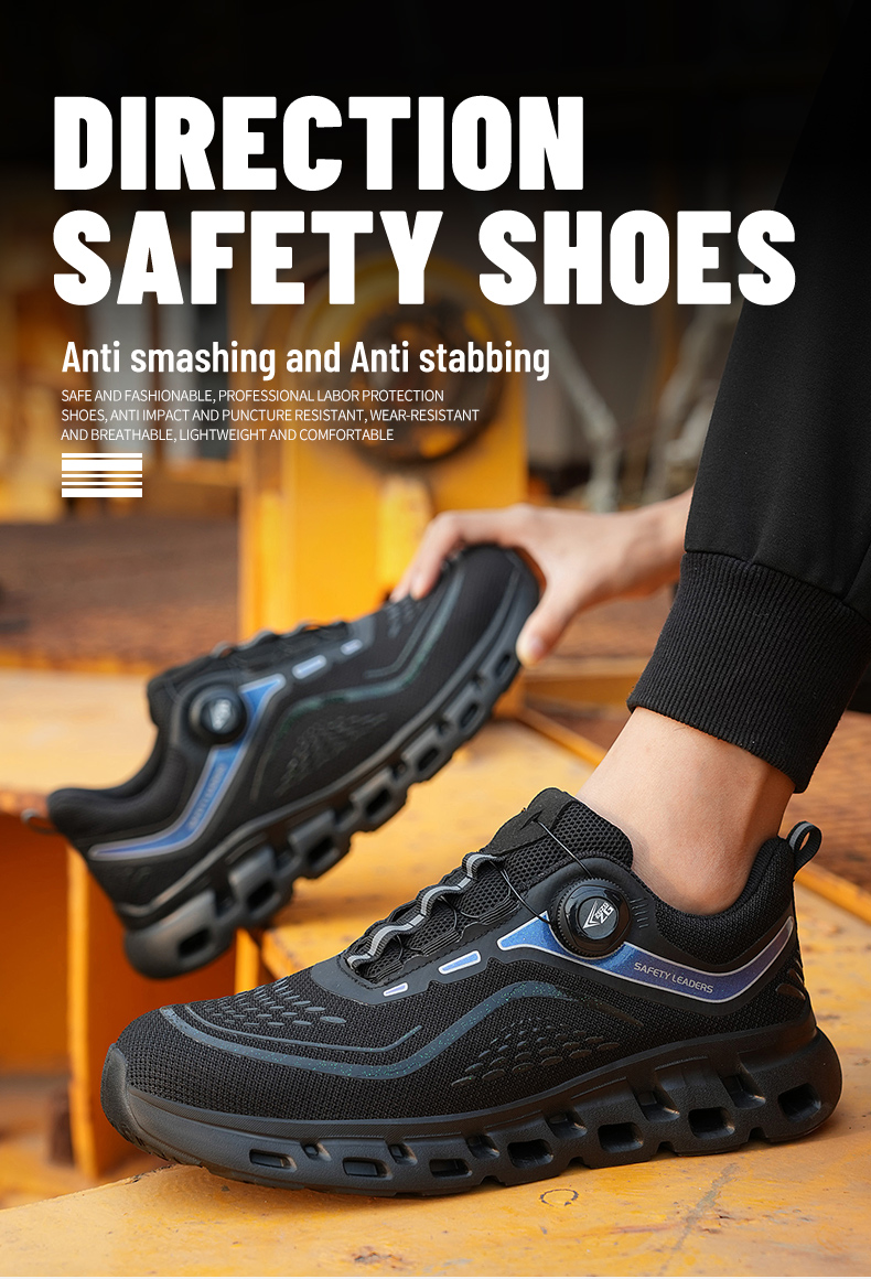 ZG 8846 Freelock System Closure Sporty Safety Shoes Lightweight
