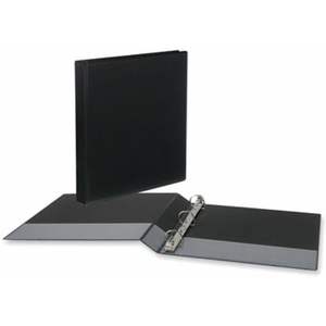 UNV20741PK Universal 11 X 8.5 1-Inch Capacity Slant D-<b>Ring</b> View <b>Binder</b> 3 <b>Rings</b>-Black (12/Carton) - Product Image 2