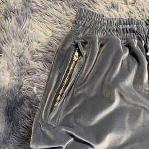 <span class=keywords><strong>Pantaloni</strong></span> Casual in <span class=keywords><strong>velluto</strong></span> di Design coreano da <span class=keywords><strong>uomo</strong></span> con elastico in vita Skinny Fit Outdoor stile formale <span class=keywords><strong>pantaloni</strong></span> della tuta tagliati stropicciati lavati stampati - Product Image 2