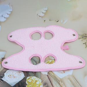 Cat Grooming Hammock Flannel Pink For Nail Trimming And Ear Cleaning Cat Dog Use - Product Image 3