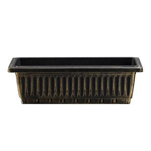 Vente en gros Grande jardinière <span class=keywords><strong>rectangulaire</strong></span> en plastique noire pour extérieur Pots <span class=keywords><strong>de</strong></span> fleurs pour plantes - Product Image 4
