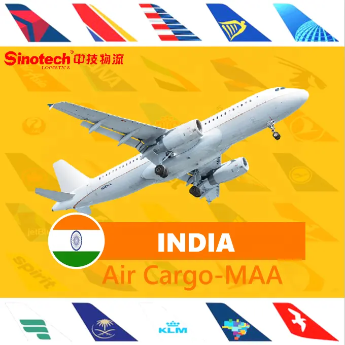 Flete aéreo más barato desde el <span class=keywords><strong>puerto</strong></span> principal de China a la India, Cochin Sinotech Logistics Co., ltd., empresa de camionero para todos los tipos