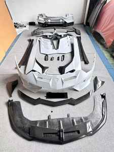 Kit carrosserie large en fibre de carbone sèche de haute qualité, nouveau pour <span class=keywords><strong>Lamborghini</strong></span> <span class=keywords><strong>Aventador</strong></span> LP700, amélioré et modifié SVJ - Product Image 2