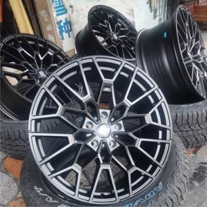 Rines Deportivos DF002 para Automóviles de Pasajeros, Fabricados con Tecnología Flow Forming, Color Negro Brillante, Aptos para M3 M4 827M E30 <span class=keywords><strong>E46</strong></span> E36 E60, 18 19 20 Pulgadas, 5X112 5X120, Diseño Escalonado - Product Image 6