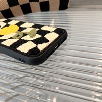 Pour 14 13 12 11 15 Pro Max Broderie TPU+PC+PU Étanche Antichoc Personnalisé Floral Étui de téléphone pour femmes 2023