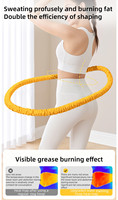 Nouvelle Cerceau de Fitness 2025 Silencieuse à Ressort Souple Réglable en Acier Allié Pliable pour Débutants, Entraînement de la Taille et Perte de Poids