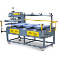 Nouvelle presse à chaud pneumatique entièrement automatique 40x60 pour t-shirts, machine à transfert thermique à quatre stations, machine d'impression par sublimation