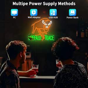 Perfetta fusione di stile retrò Bar e spirito americano IP65 Whiskey Bar insegna al Neon con sorgente luminosa a LED acrilico luci al Neon - Product Image 6