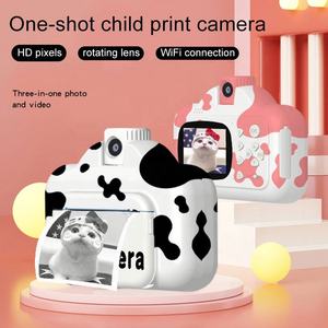 Cámara Instantánea Digital HD para Niños con Diseño de Vaca, con WIFI y Pantalla de 2.4 Pulgadas, Fotografía con un Clic, Regalo de Cumpleaños para Niños - Product Image 6