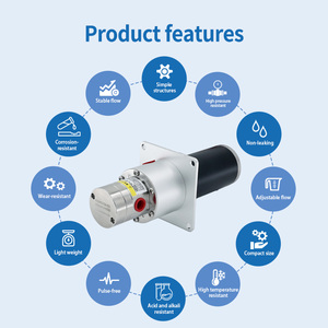 Bomba de engranajes sanitaria de accionamiento magnético con motor de escobillas para integradores de sistemas de llenado y envasado de agroquímicos - Venta directa de fábrica - Product Image 3