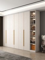 Armoire dressing sur mesure de grande taille, contemporaine et moderne, en bois durable, avec 8 portes, design personnalisé en termes de taille et de couleur