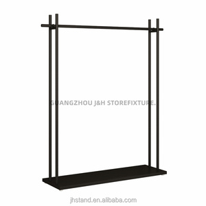 Giá để quần áo bán buôn màu đen bán chạy, giá đỡ trưng bày bằng thép không gỉ cho cửa hàng quần áo, chất lượng cao, dành cho nam - Product Image 5