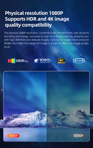 Fábrica al por mayor LT2 4K Mini portátil Android inalámbrico inteligente LED LCD proyector de cine en casa incorporado para cine al aire libre 3D para - Product Image 3