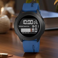 Jam Tangan Sport TERBARU untuk Pria, Jam Digital Stopwatch, Tanggal, Hari, Tahan Air, Jam Tangan Elektronik Pria